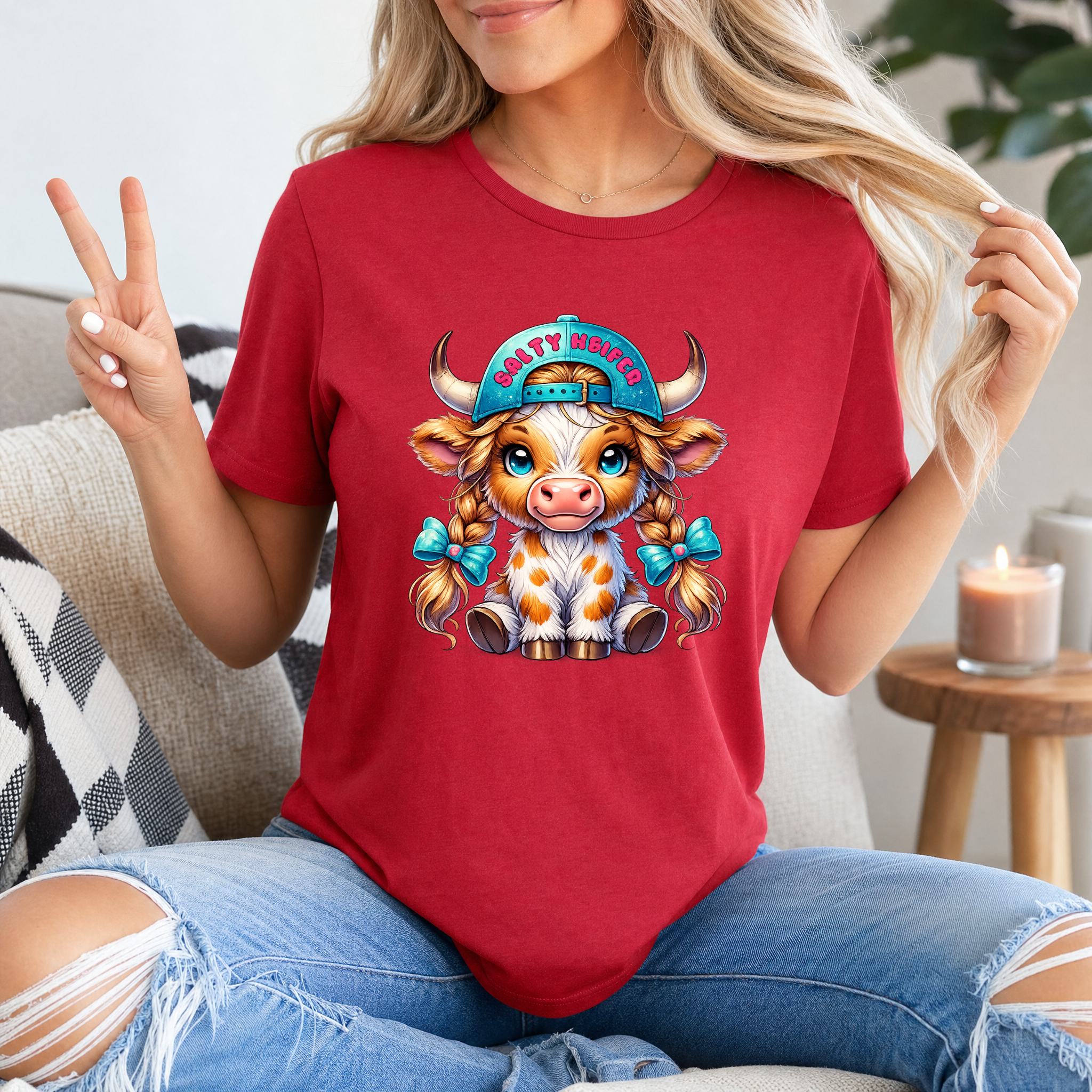 Salty Heifer Premium Graphic Tee