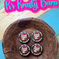 Silicone Focal Bead- I do not feel bonita K's Krafty Barn