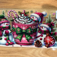 #779 Hot Cocoa Snowmen K's Krafty Barn