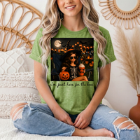 I'm Just Here for the Boos Halloween Graphic Tee