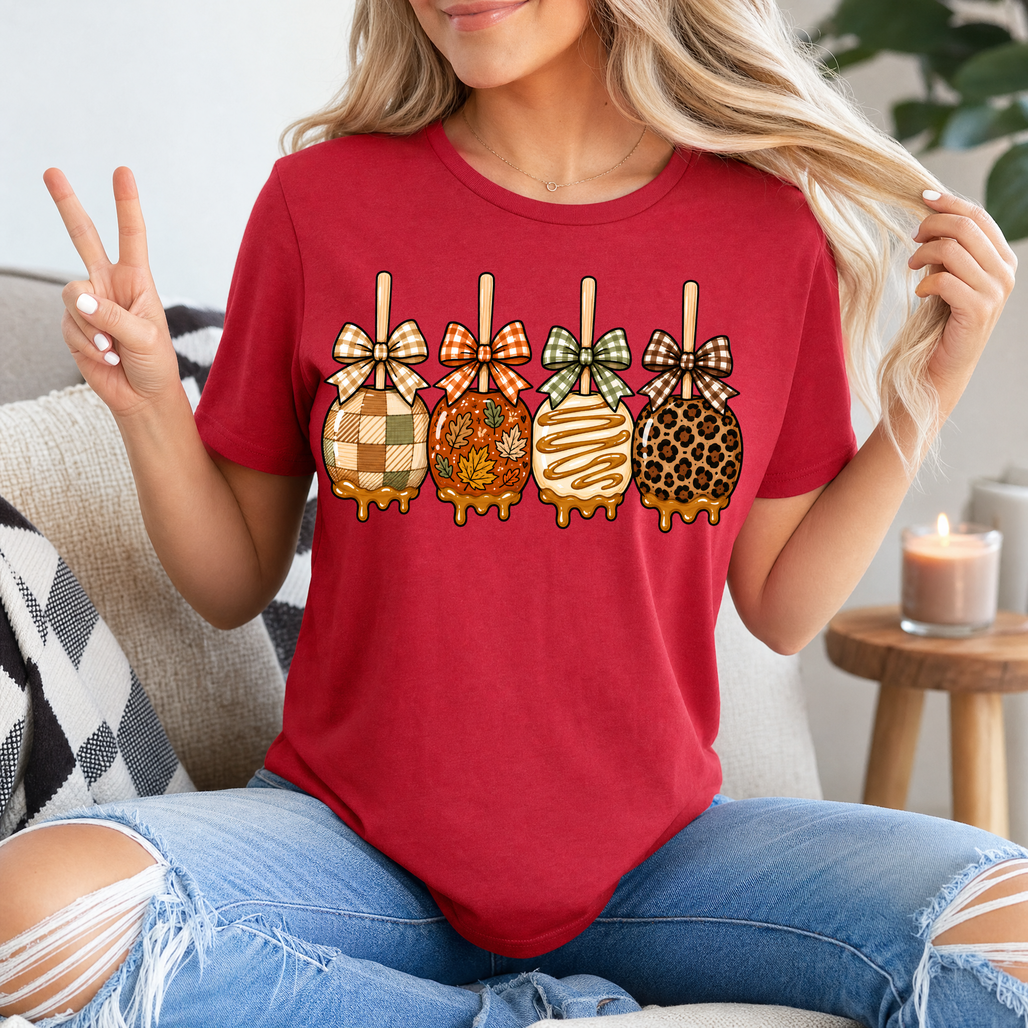Fall Apples Premium Graphic Tee