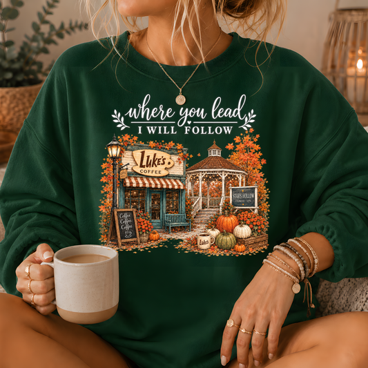 Where You Lead, I Will Follow Premium Crewneck Sweatshirt
