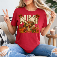 Mimi Thanksgiving Turkey & Bow Graphic Tee