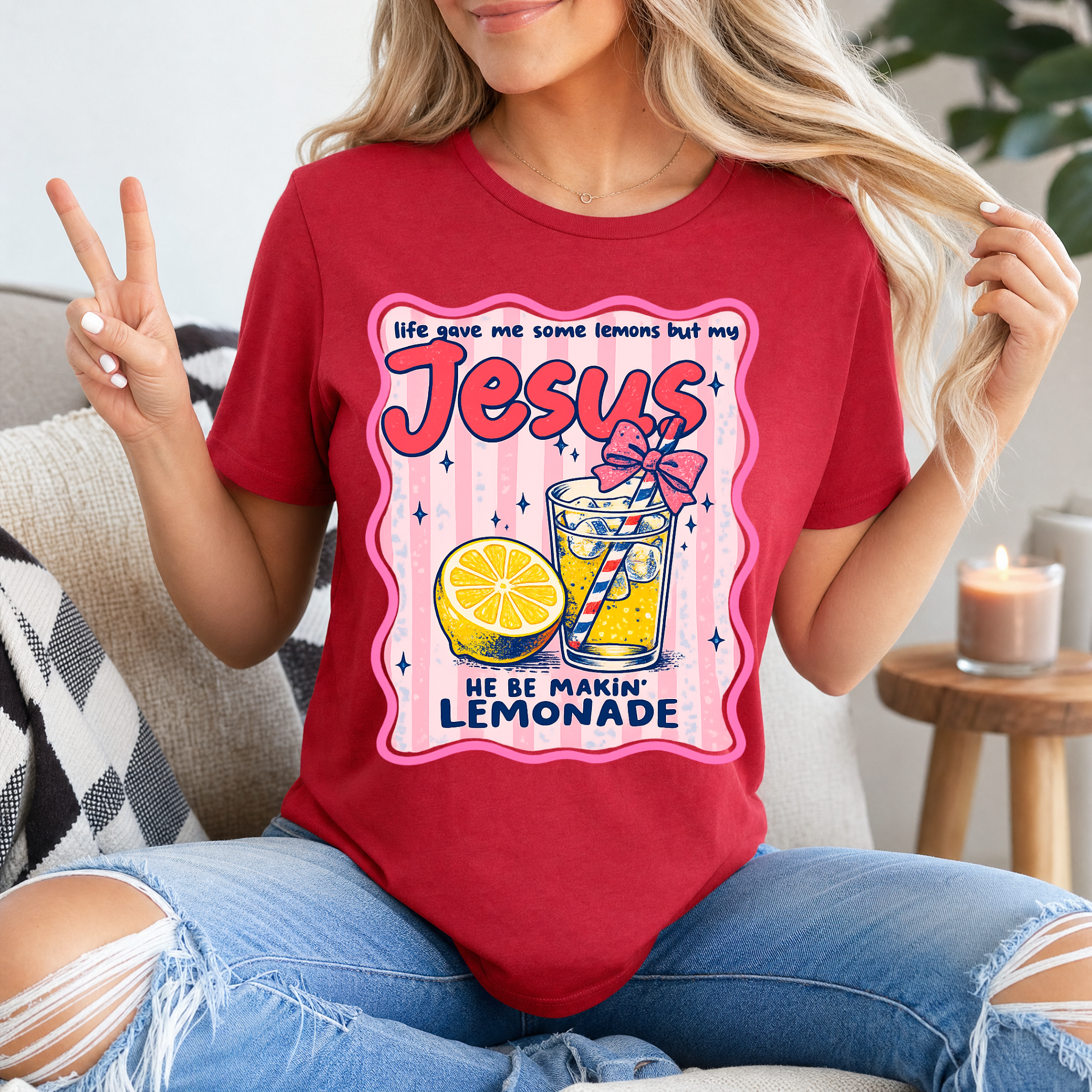 He Be Making Lemonade Premium Graphic Tee