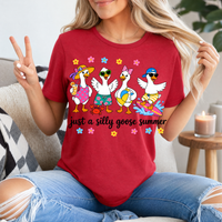 Just A Silly Goose Summer Premium Graphic Tee