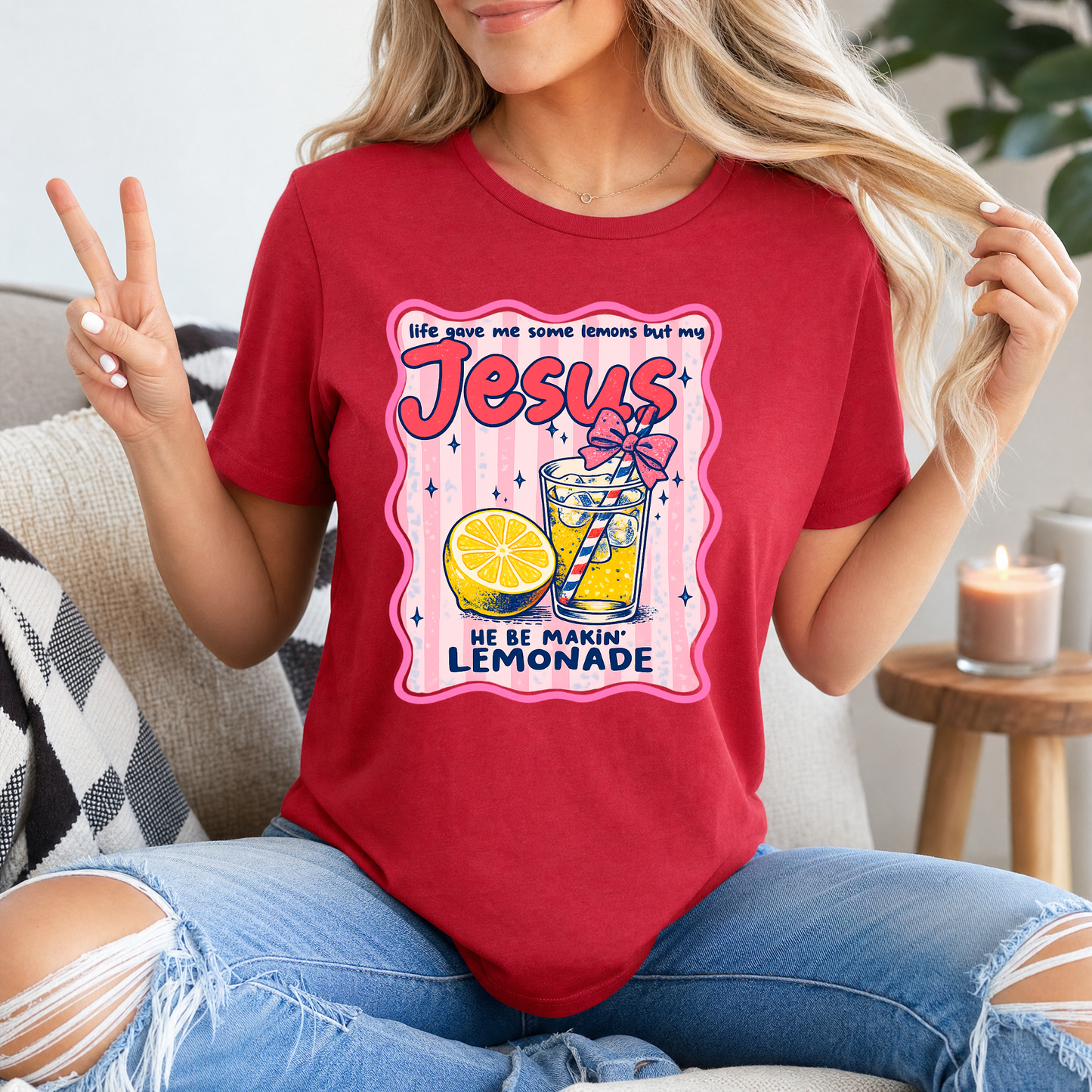 He Be Making Lemonade Premium Graphic Tee