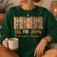 Fall For Jesus Crewneck Sweatshirt