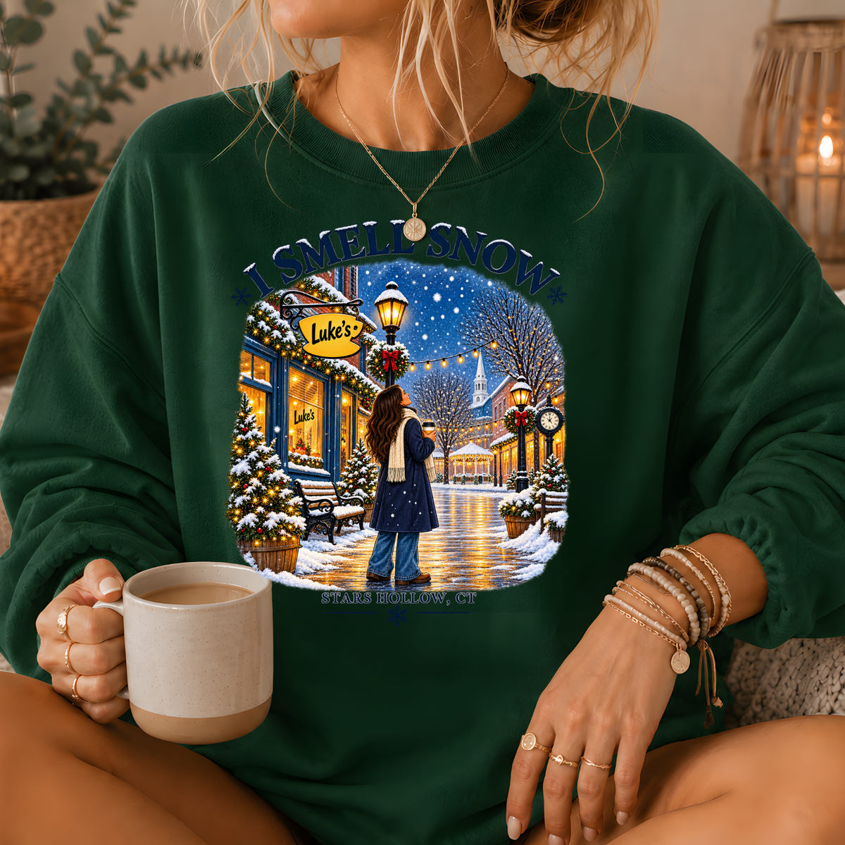 I Smell Snow Crewneck Sweatshirt