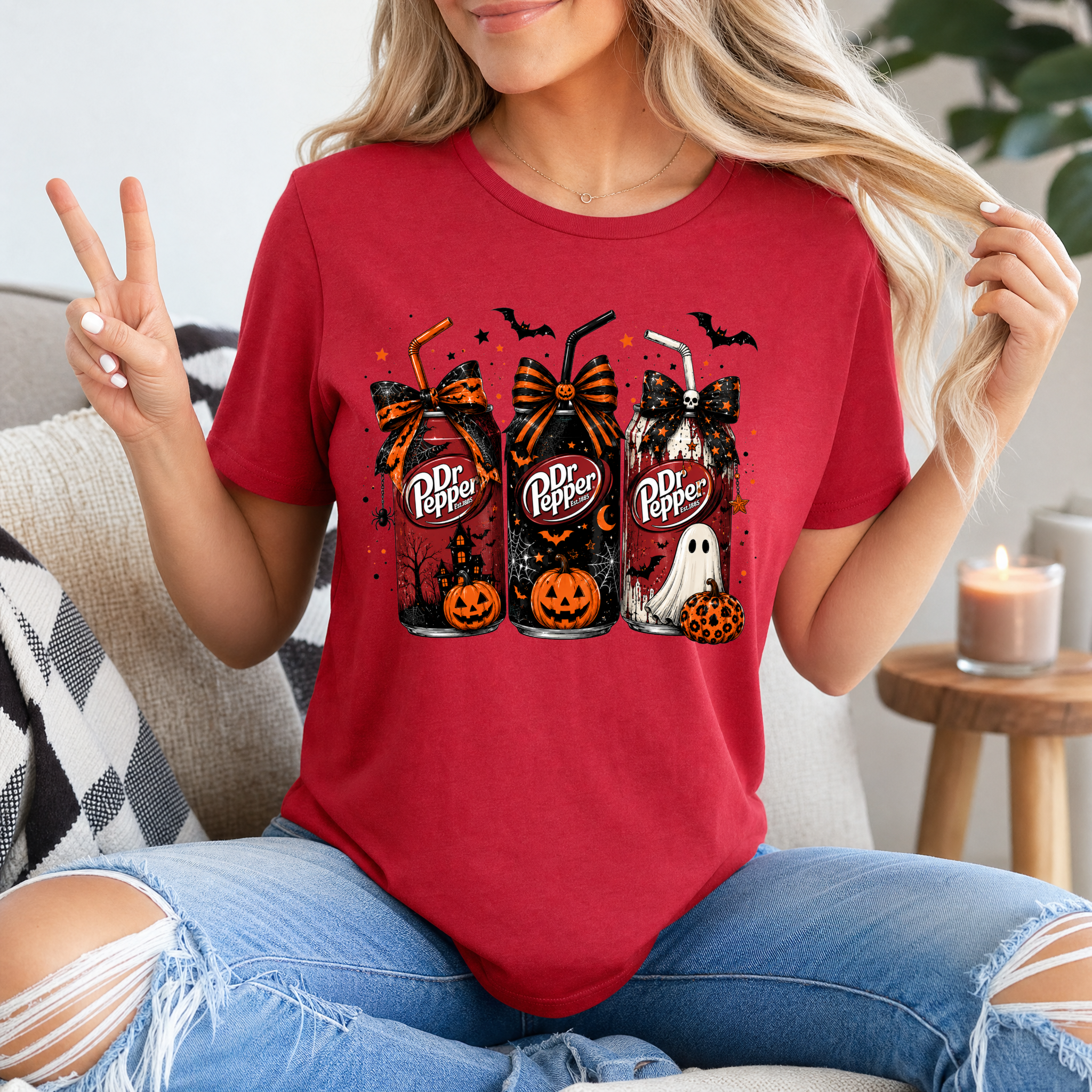 Halloween Soda Can Premium Graphic Tee