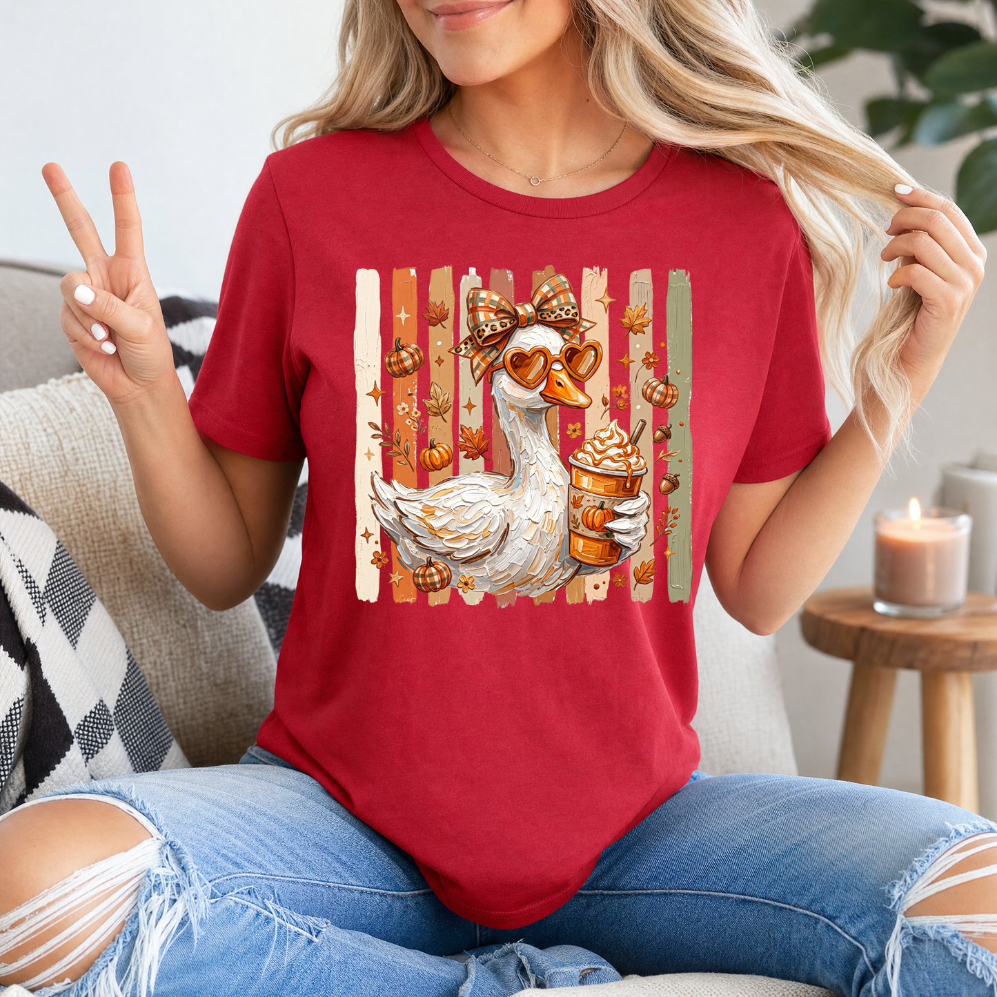 Pumpkin Spice Goose Premium Graphic Tee