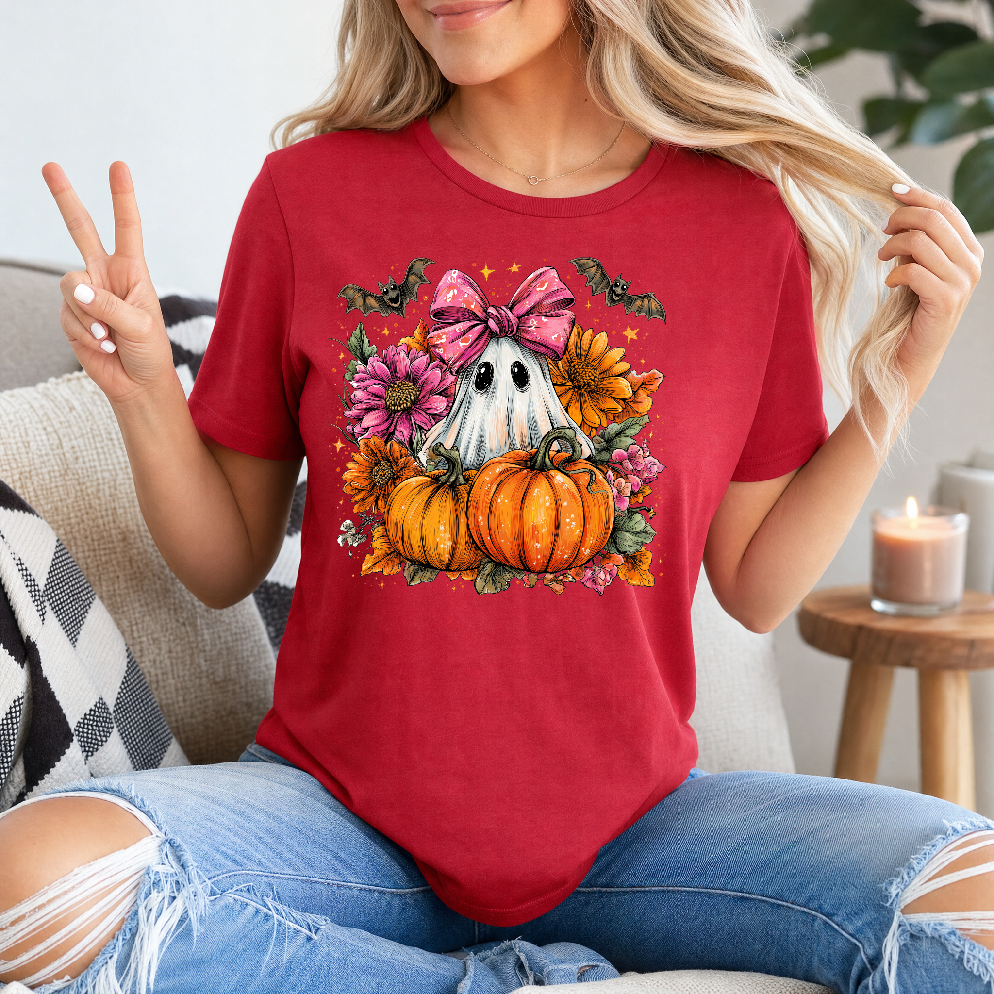 Pumpkin Patch Boo Premium Graphic Tee