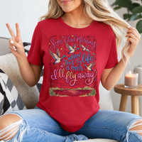 I'll Fly Away Flying Ducks Christian Graphic Tee