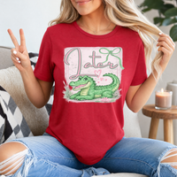 Precious Later Gator Girly Premium Graphic Tee