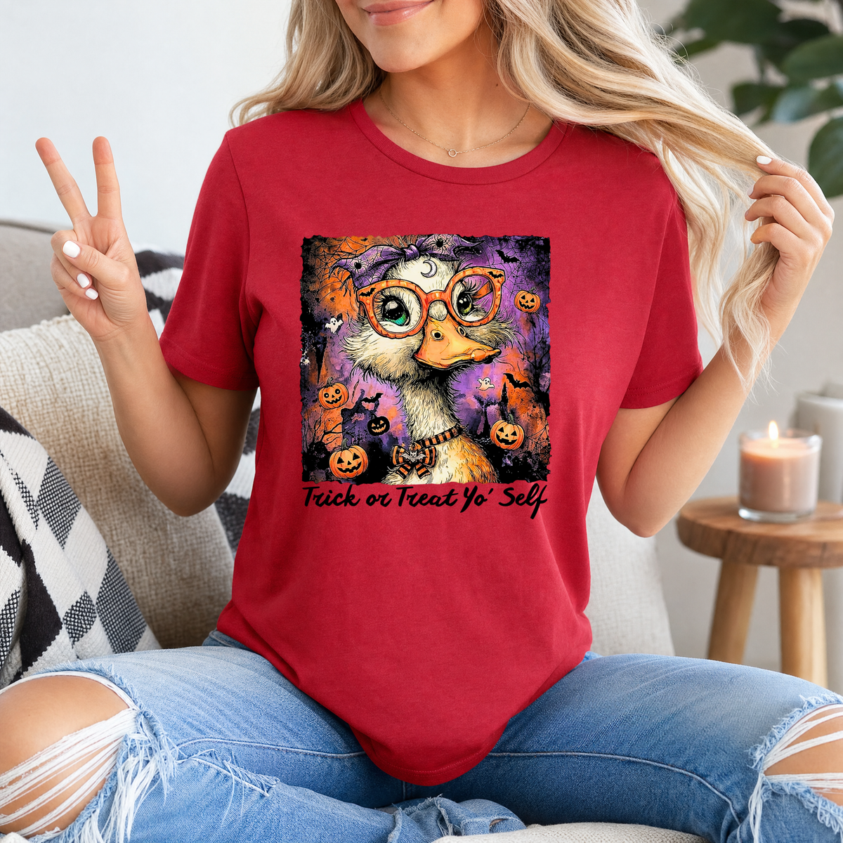 Trick or Treat Yo' Self Premium Graphic Tee
