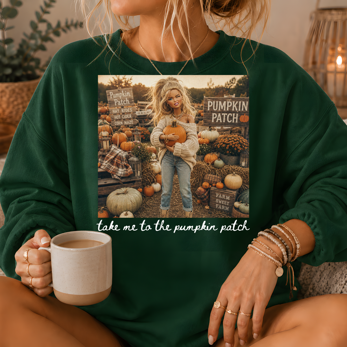 Take Me to the Pumpkin Patch Crewneck Sweatshirt