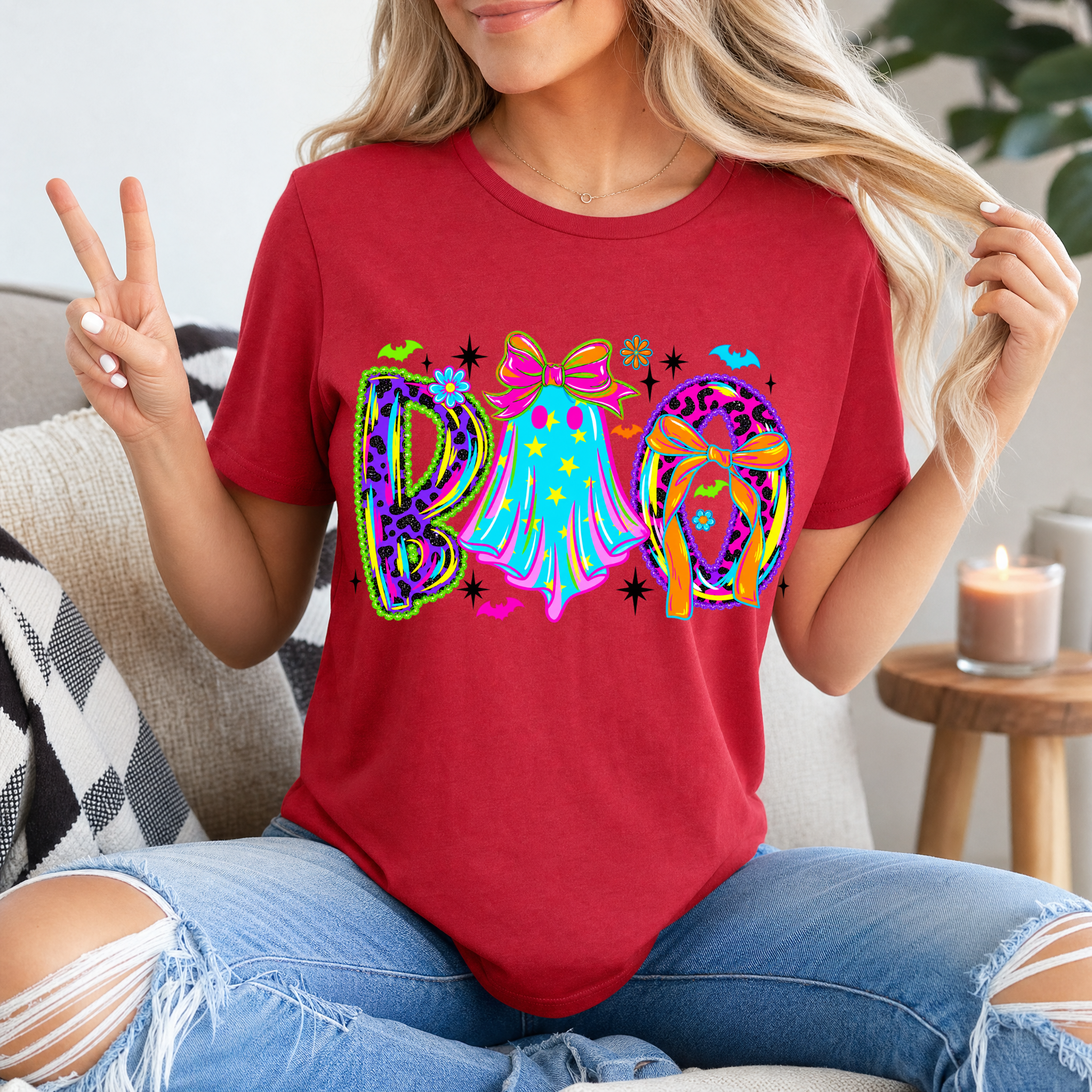 Neon BOO Premium Graphic Tee