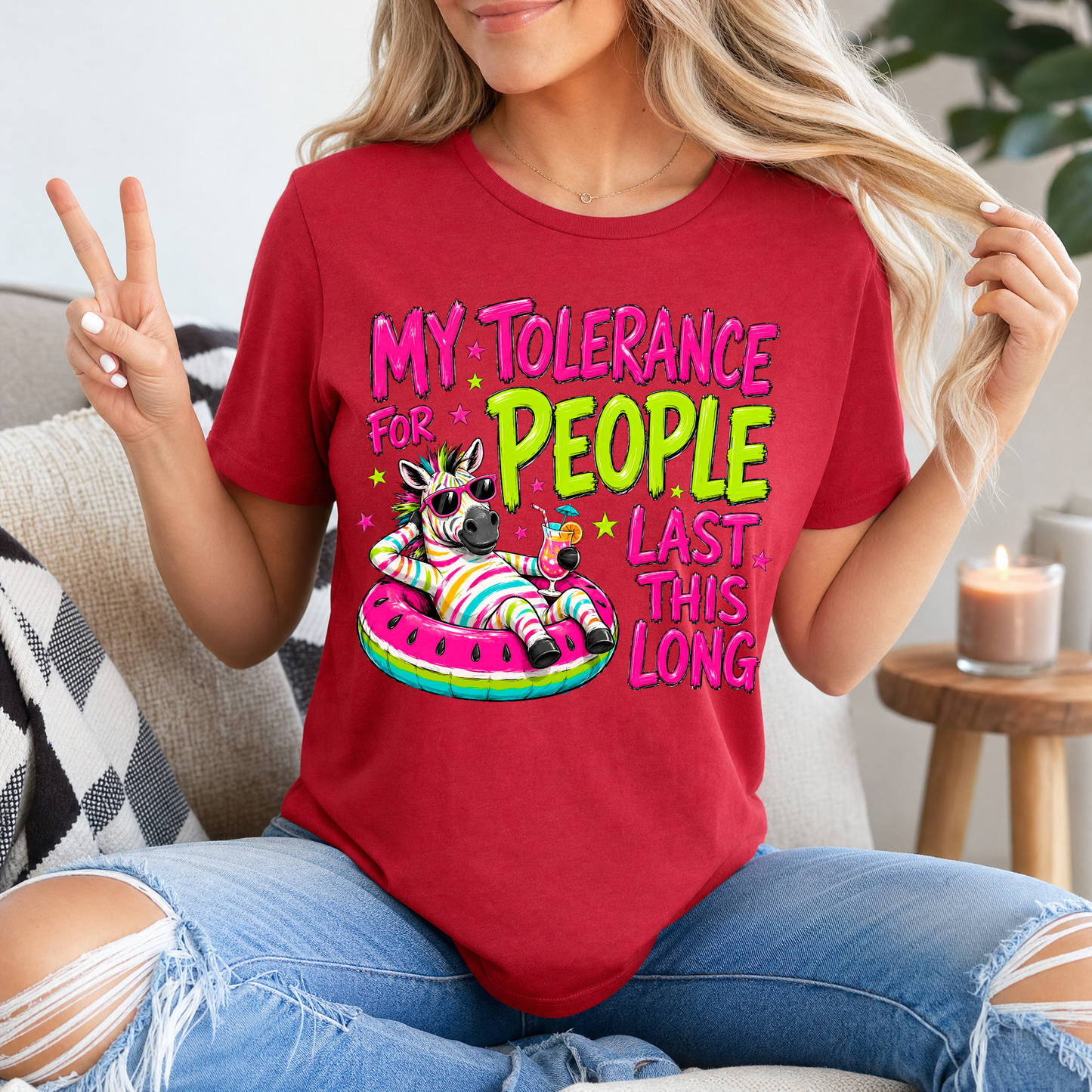 My Tolerance For People Premium Graphic Tee