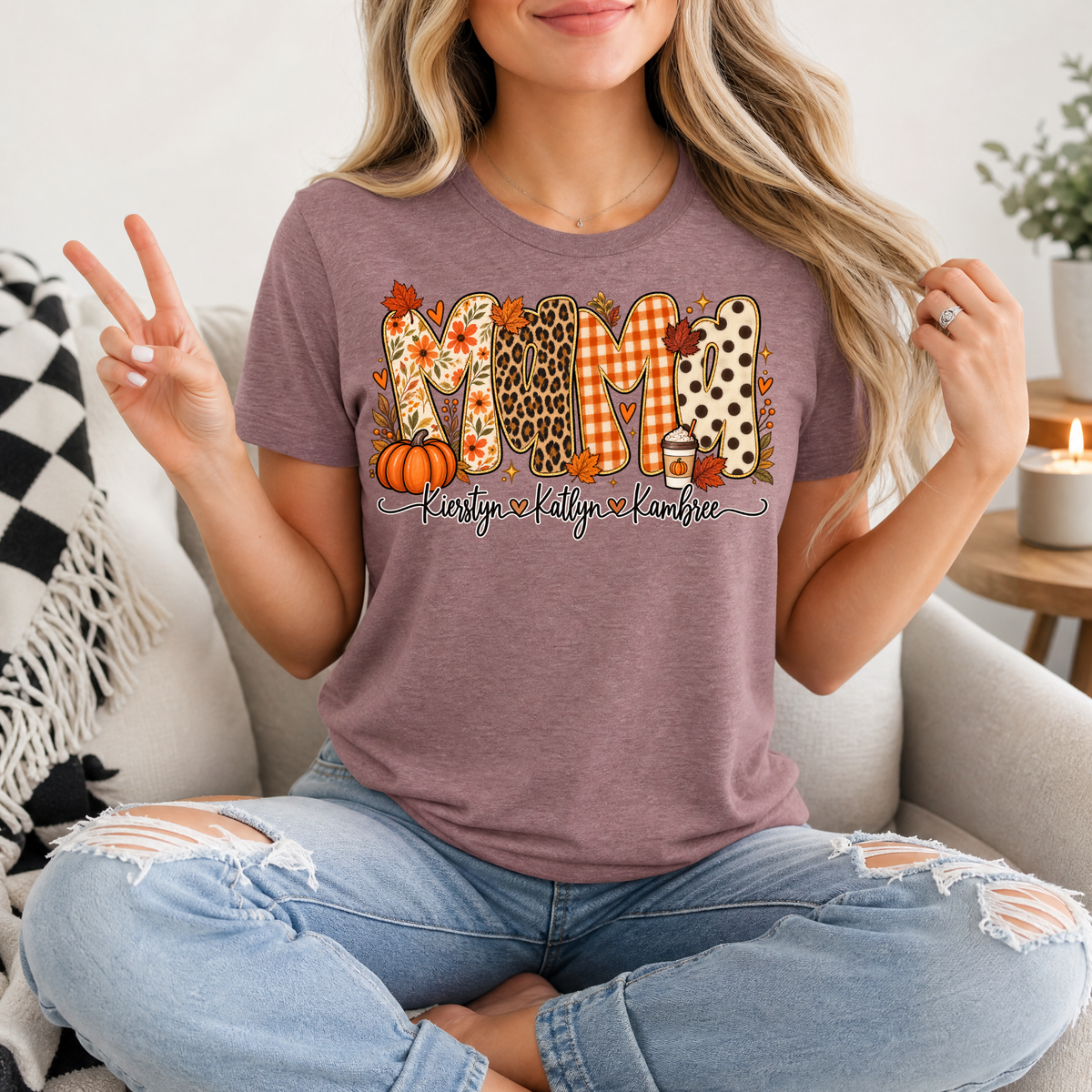 Leopard Fall Fully Customizable Premium Graphic Tee