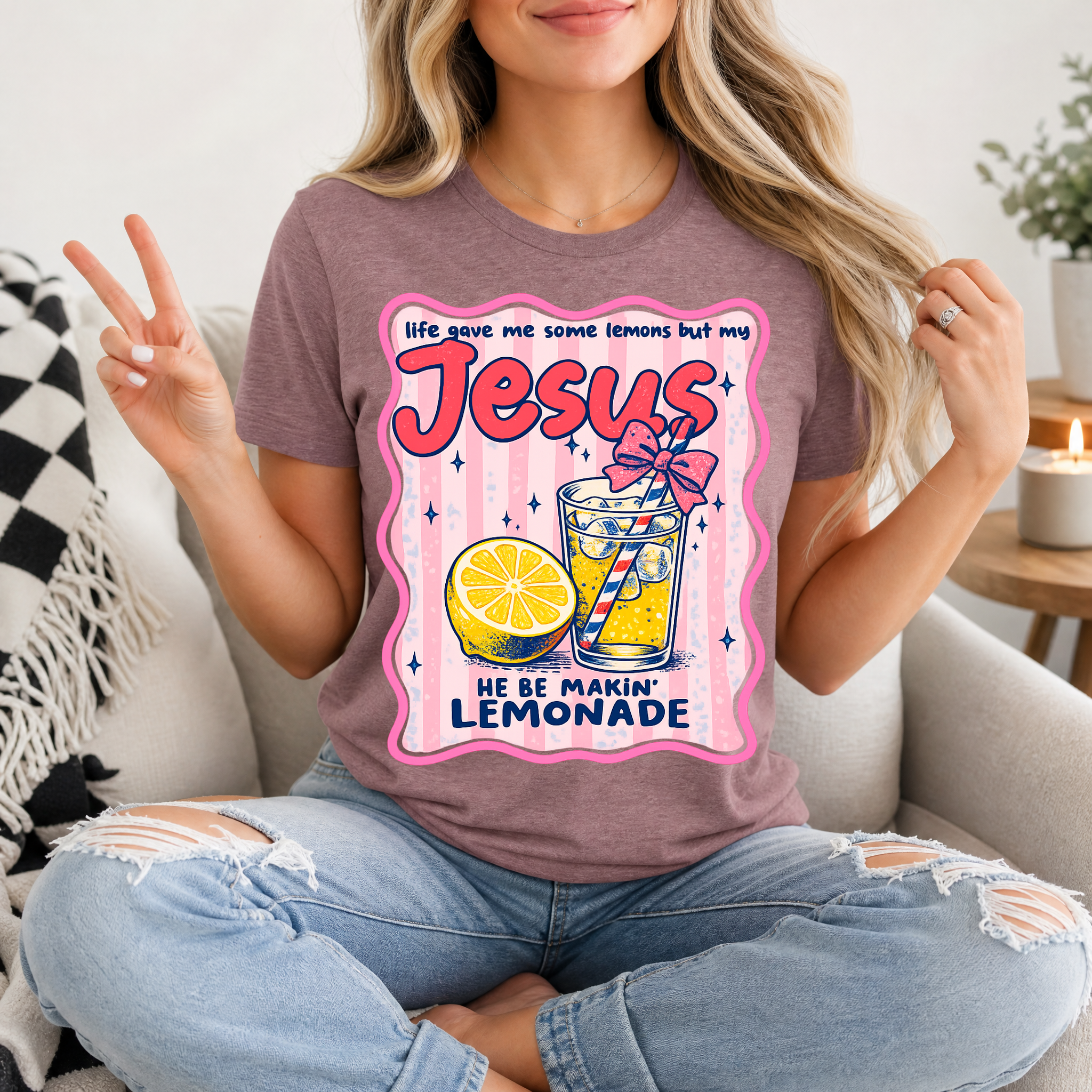 He Be Making Lemonade Premium Graphic Tee