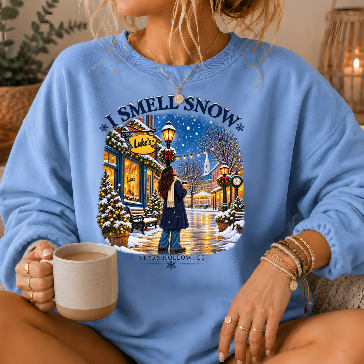 I Smell Snow Crewneck Sweatshirt