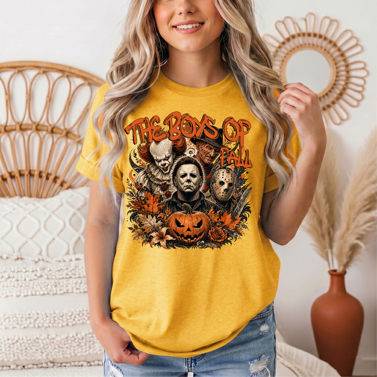 The Boys of Fall Horror Halloween Graphic Tee