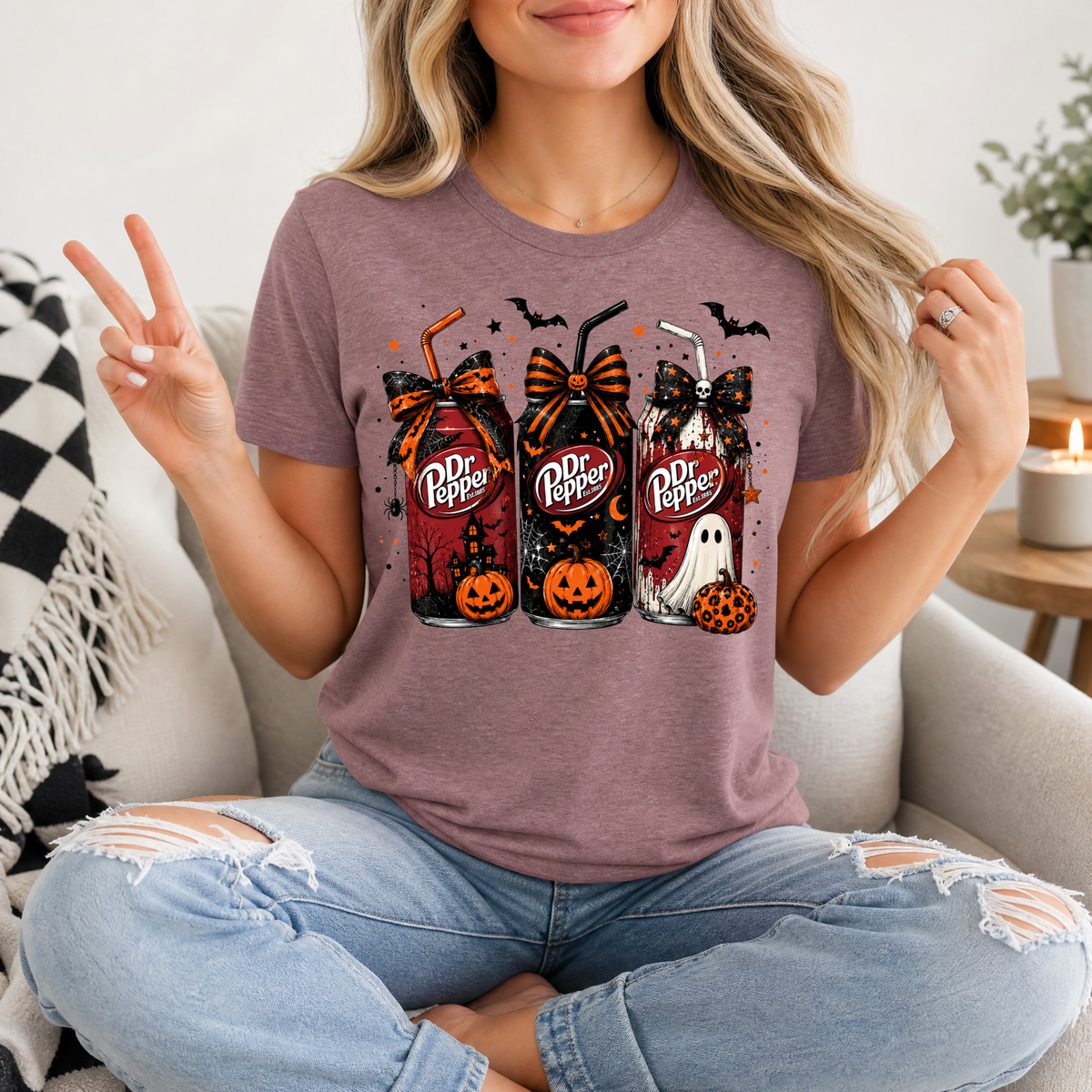 Halloween Soda Can Premium Graphic Tee