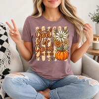 God Is Good Pumpkin Premium Graphic Tee
