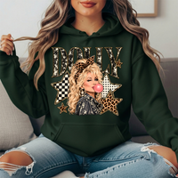 Dolly Bubblegum & Leopard Stars Graphic Hoodie