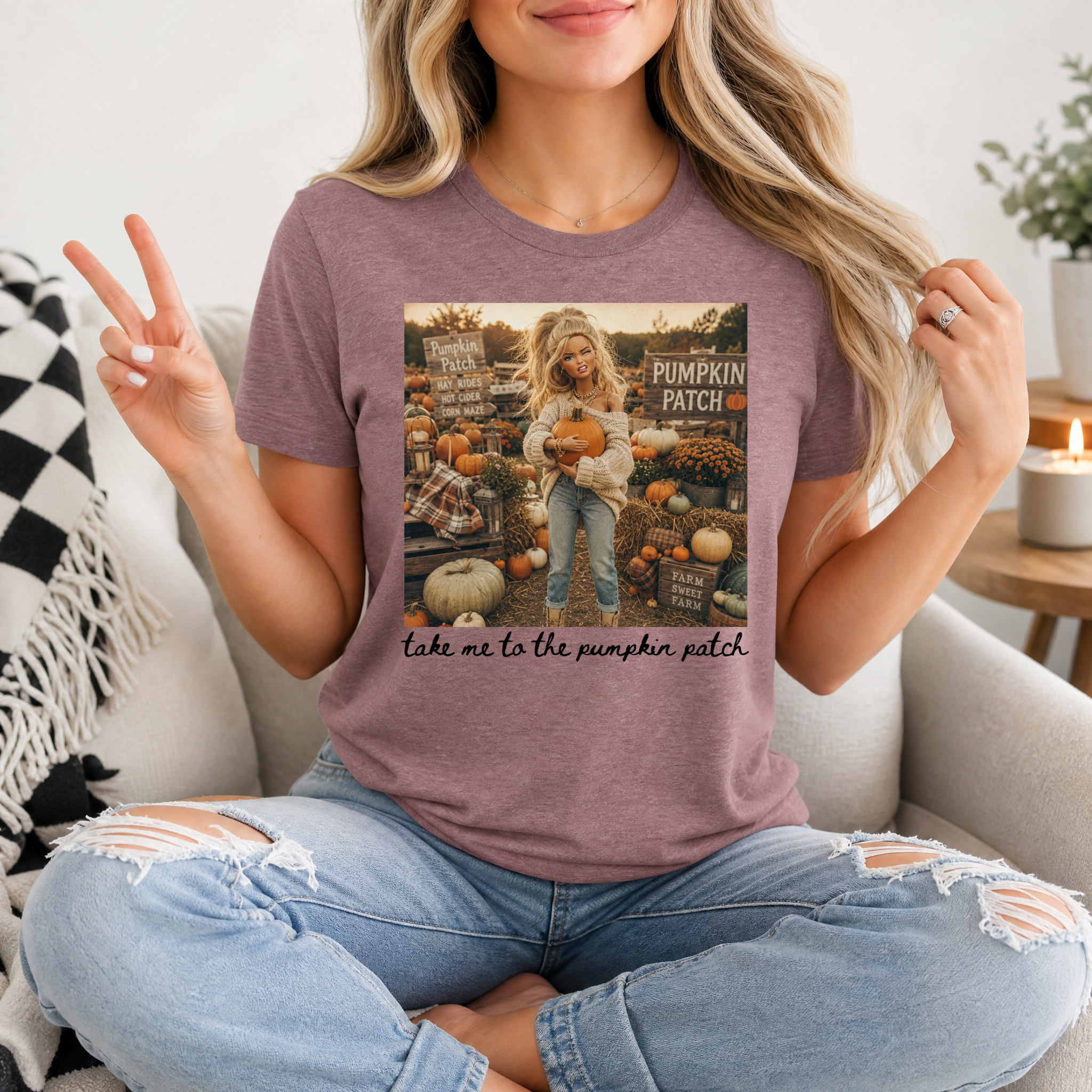 Take me to the Pumpkin Patch Premium Graphic Tee