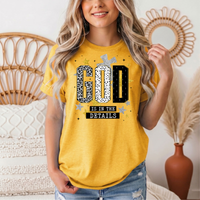 God Is in the Details Christian Graphic Tee
