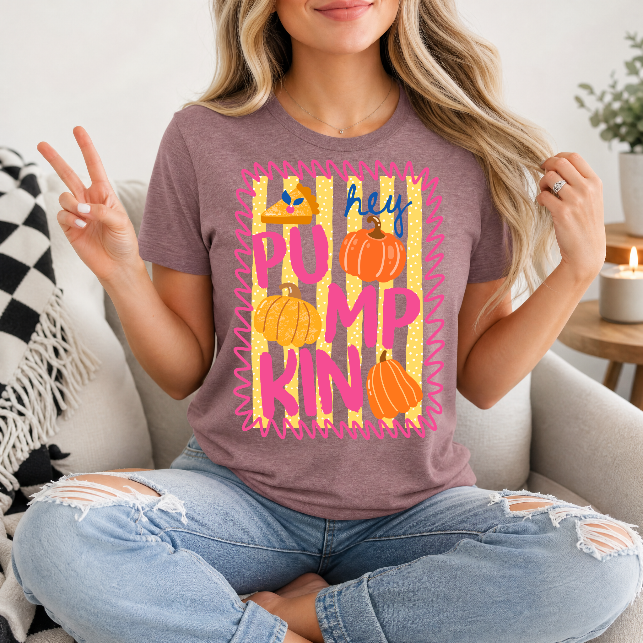 Hey Pumpkin Premium Graphic Tee