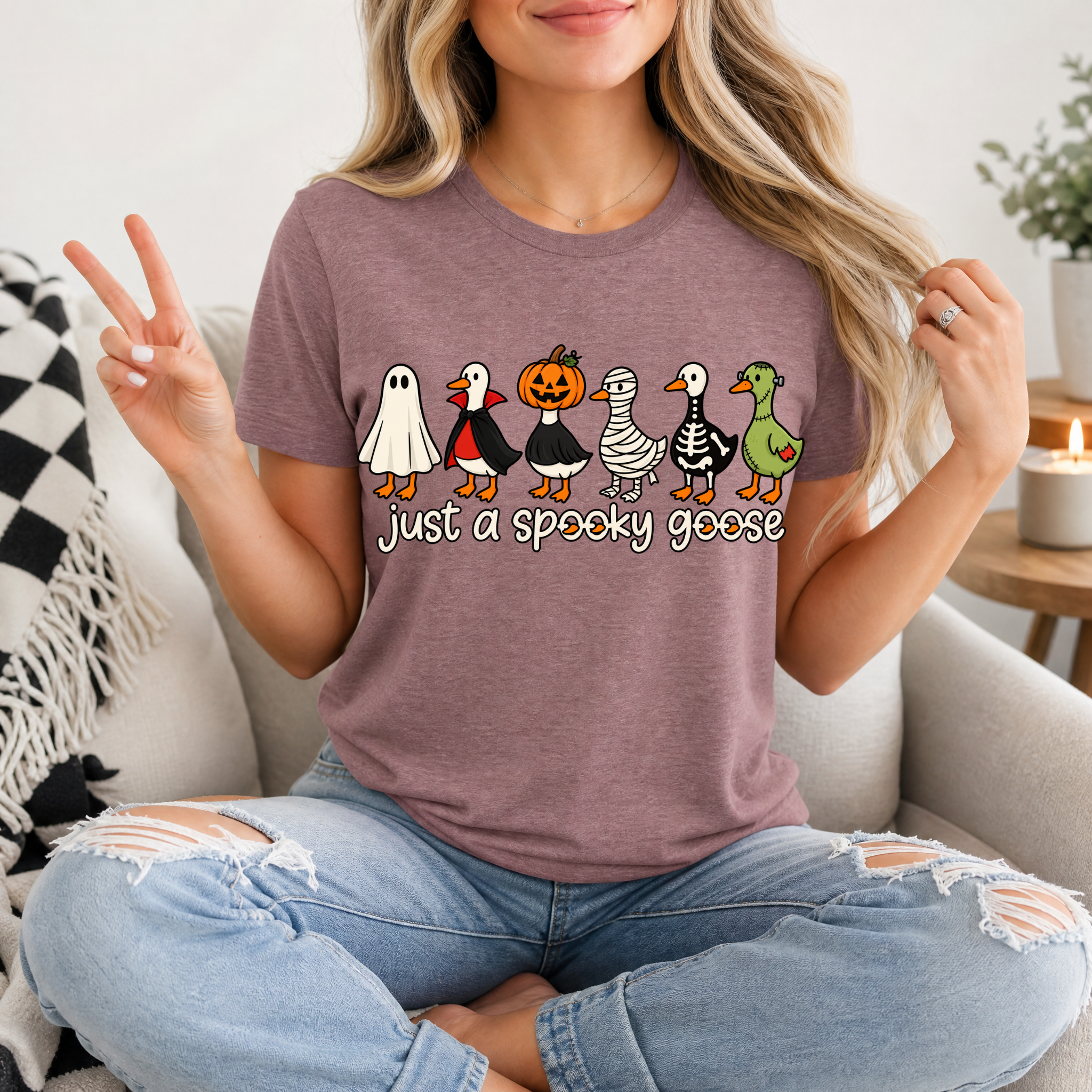 Spooky Goose x6 Premium Graphic Tee