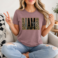 Mama Mixed Pattern Premium Graphic Tee