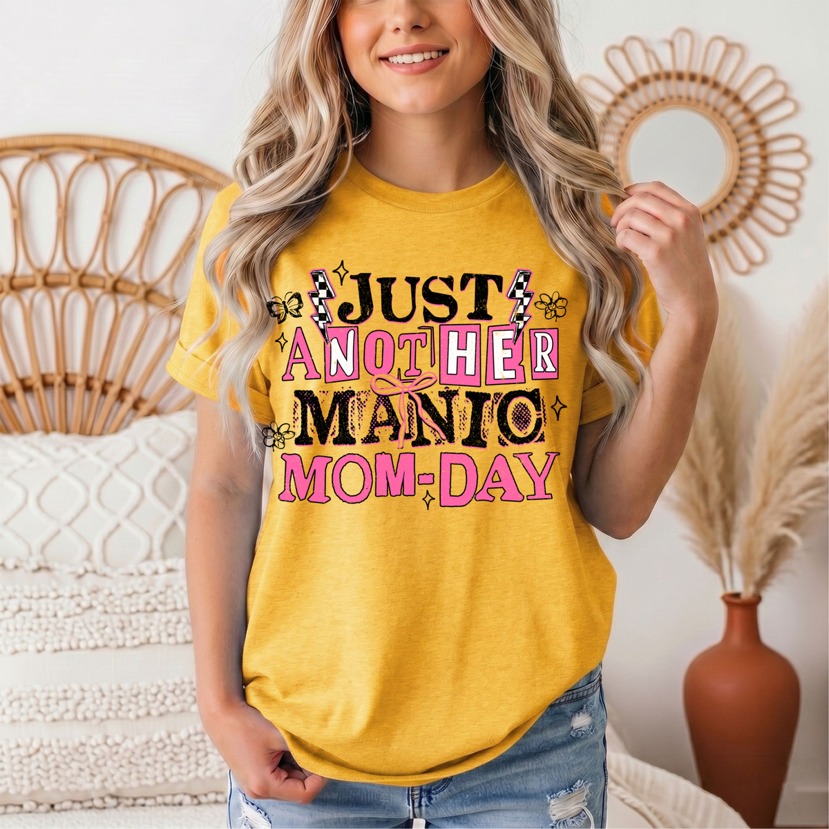 Just Another Manic Mom-Day Graphic Tee