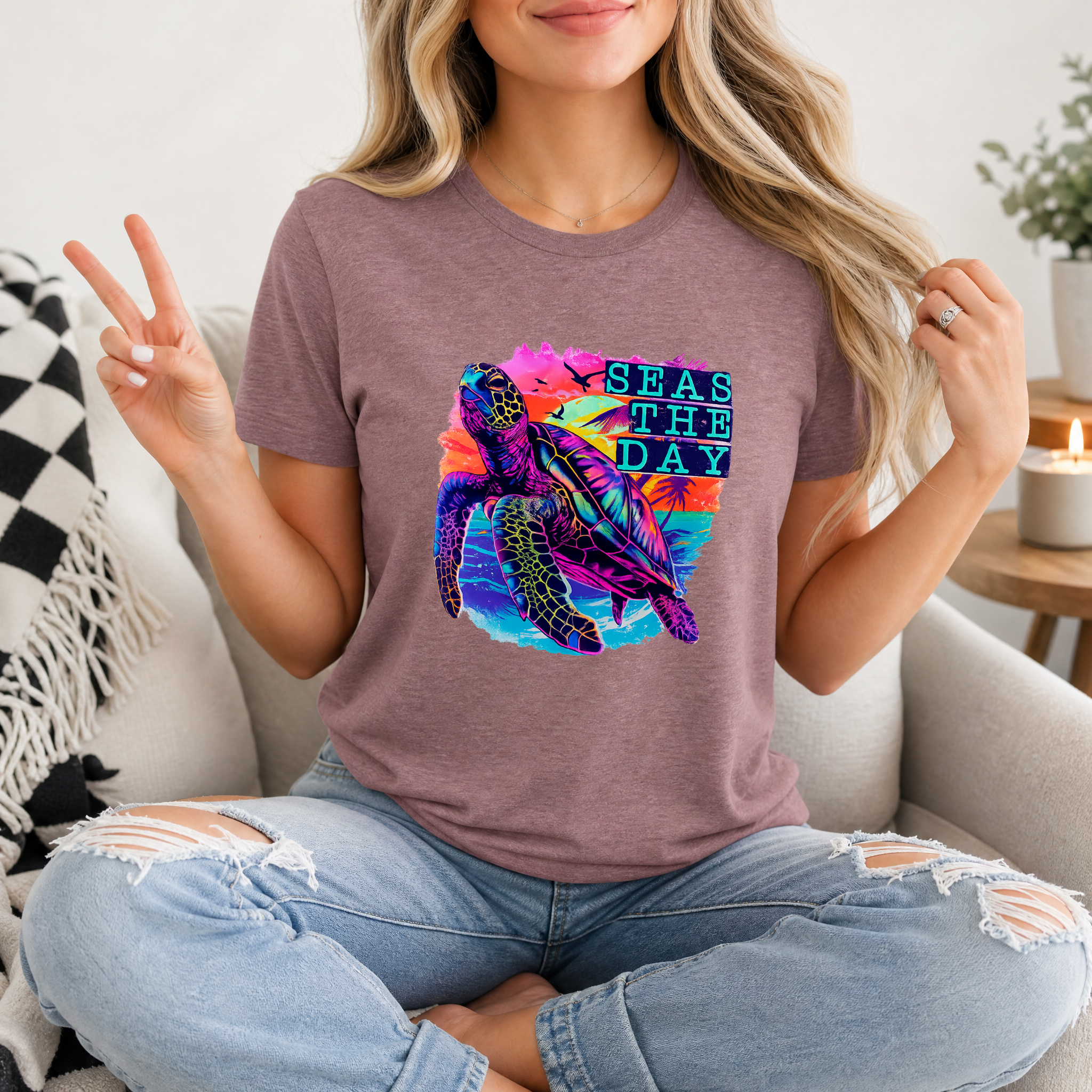 Seas The Day Premium Graphic Tee