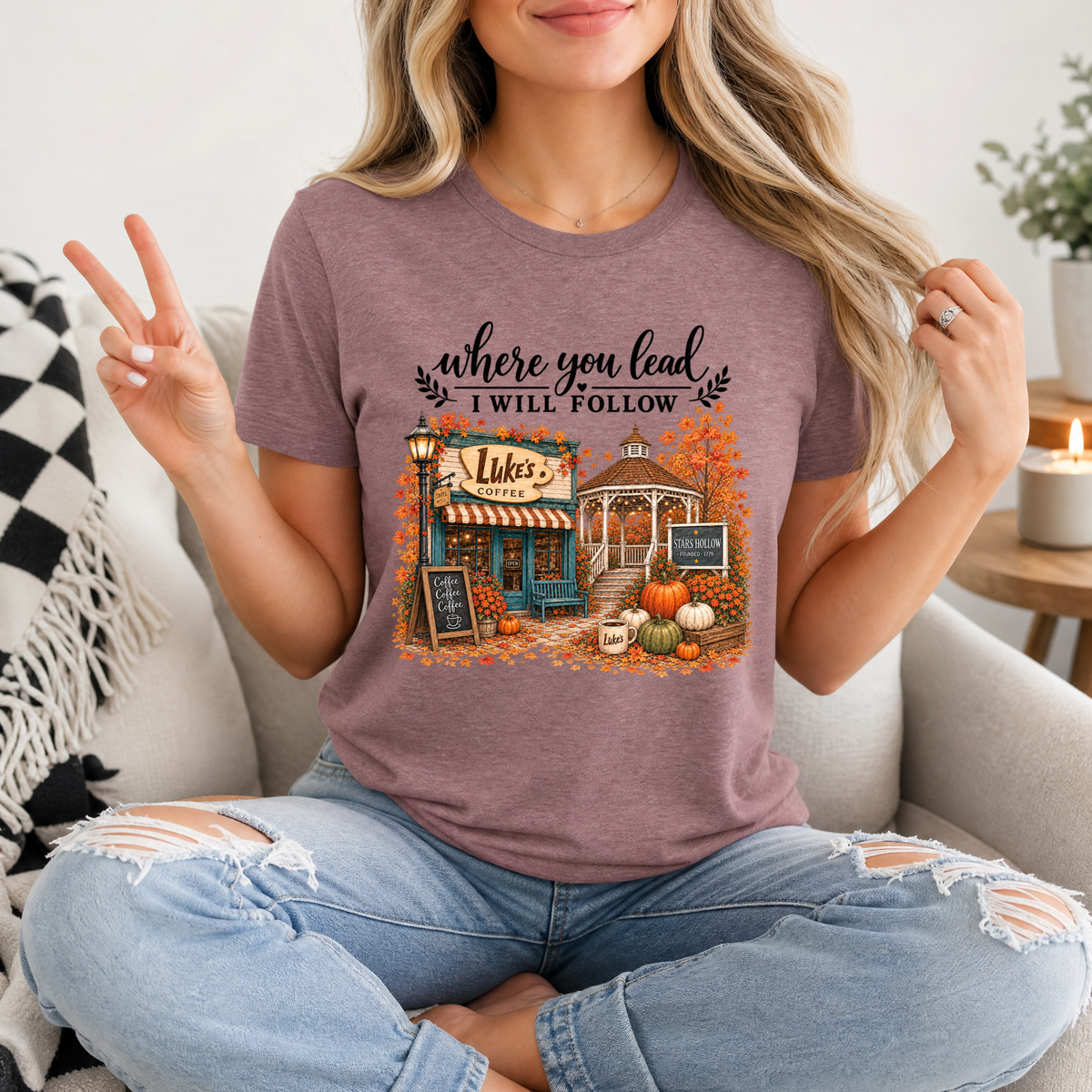 Where You Lead, I Will Follow Premium Graphic Tee