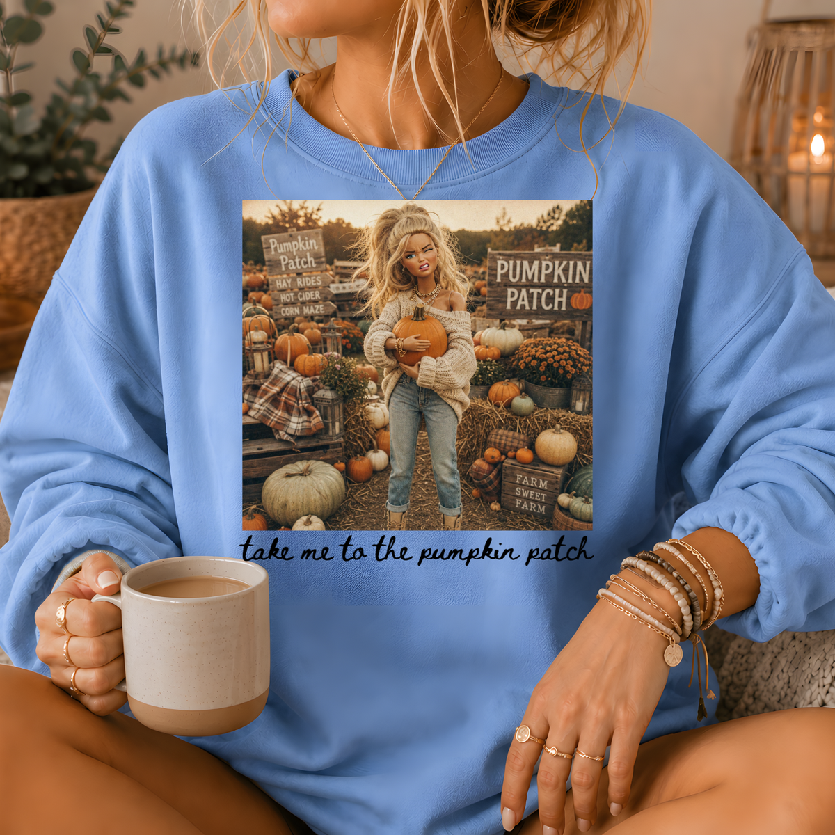Take Me to the Pumpkin Patch Crewneck Sweatshirt