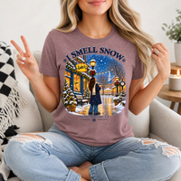 I Smell Snow Stars Hollow Winter Graphic Tee