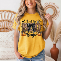 I Put the Boo in Boujee Halloween Graphic Tee