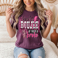 Kinda Boujee Kinda Broke Graphic Tee
