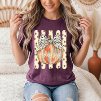 Mama Pumpkin & Spotted Bow Fall Graphic Tee