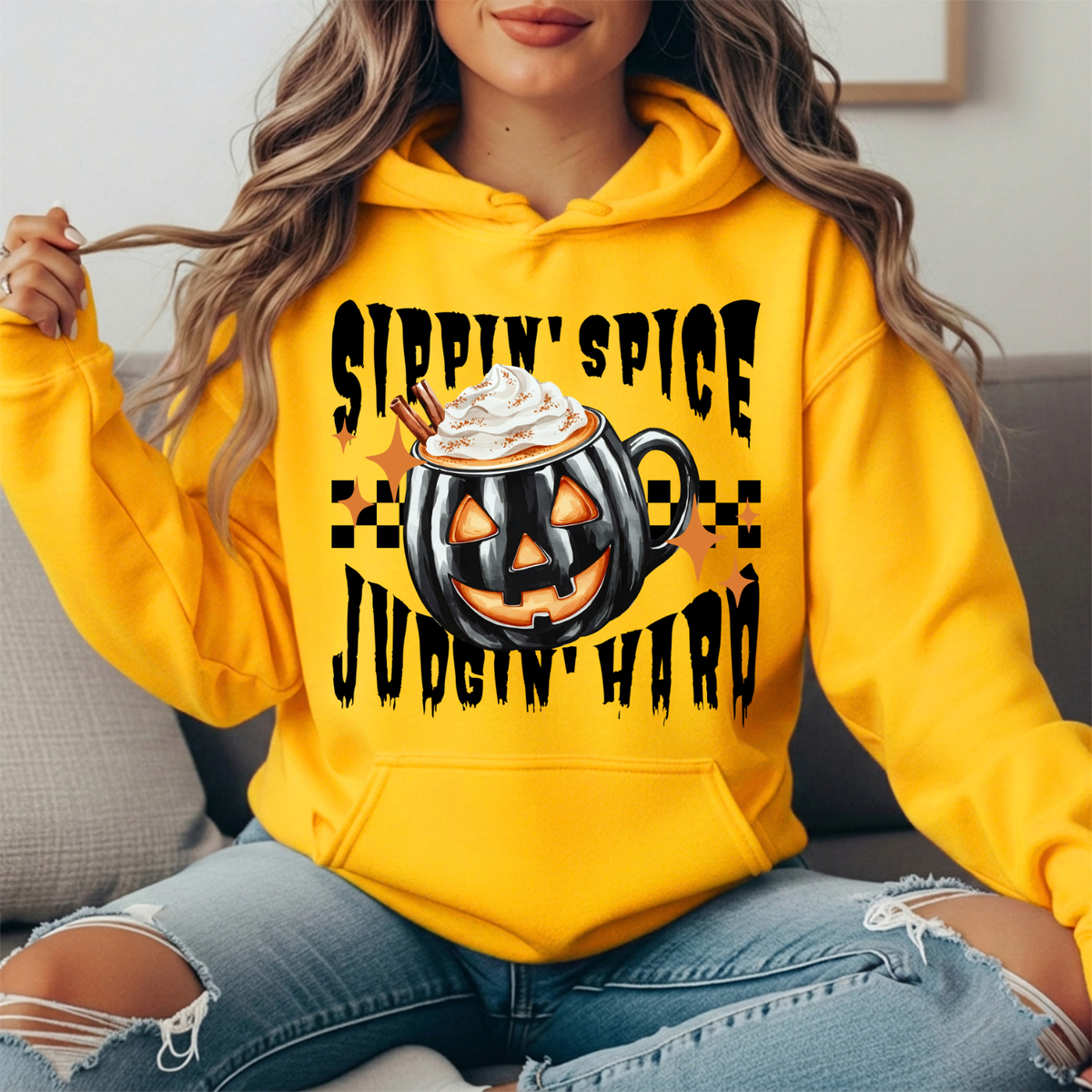 Sippin' Spice Premium Hoodie Sweatshirt