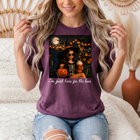 I'm Just Here for the Boos Halloween Graphic Tee