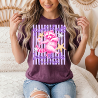 Jesus Thinks I'm a Delight Pink Raccoon Graphic Tee