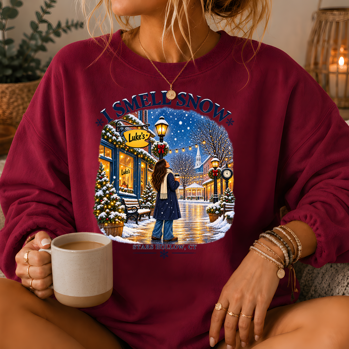 I Smell Snow Crewneck Sweatshirt