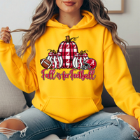 Alabama Crimson Tide Fall Is for Football Pumpkin Graphic Hoodie