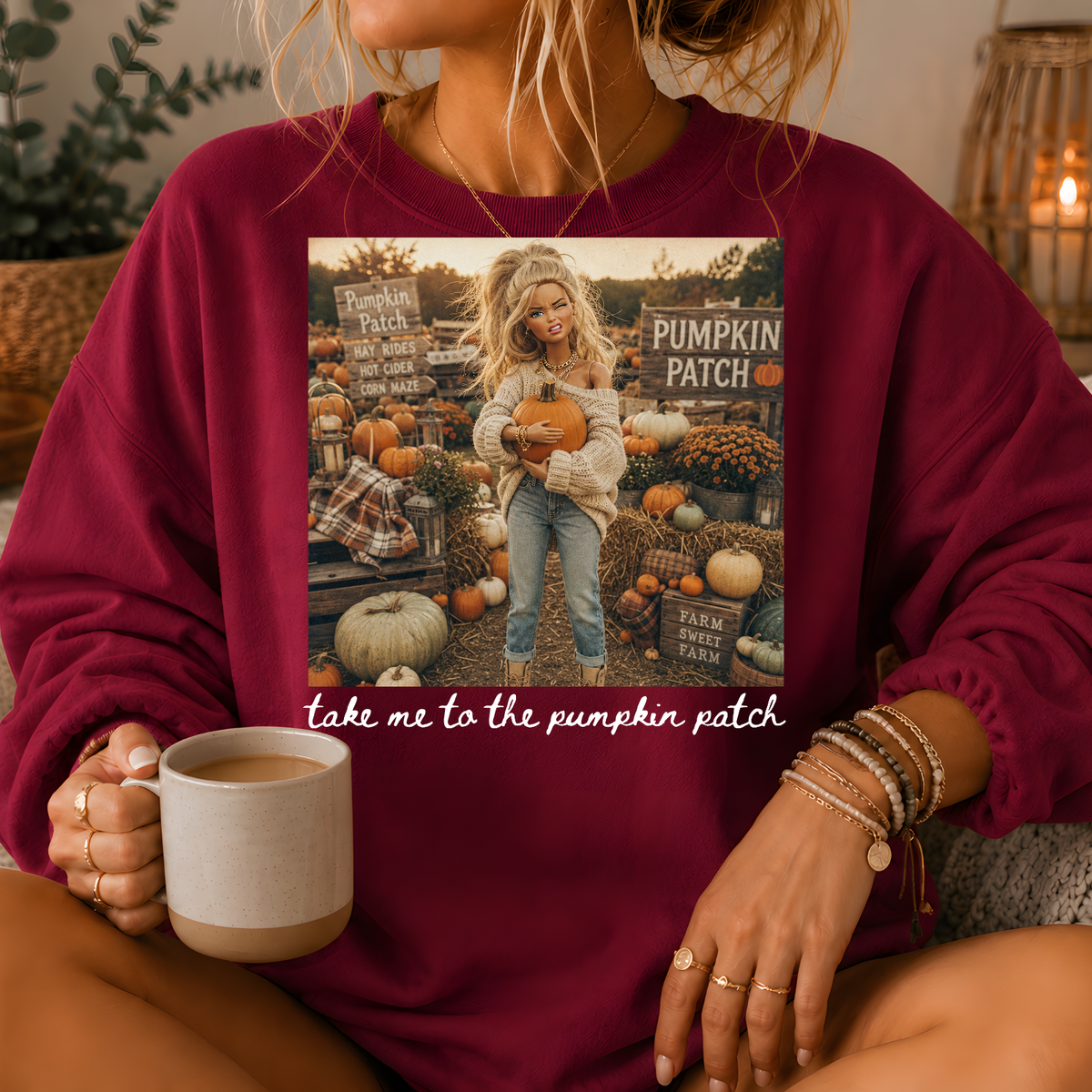 Take Me to the Pumpkin Patch Crewneck Sweatshirt