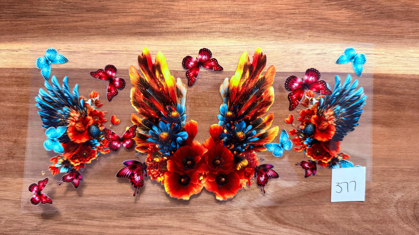 #377 Butterfly Flower K's Krafty Barn