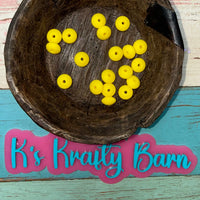 12mm Silicone Lentil spacers for beadable items-20pk K's Krafty Barn