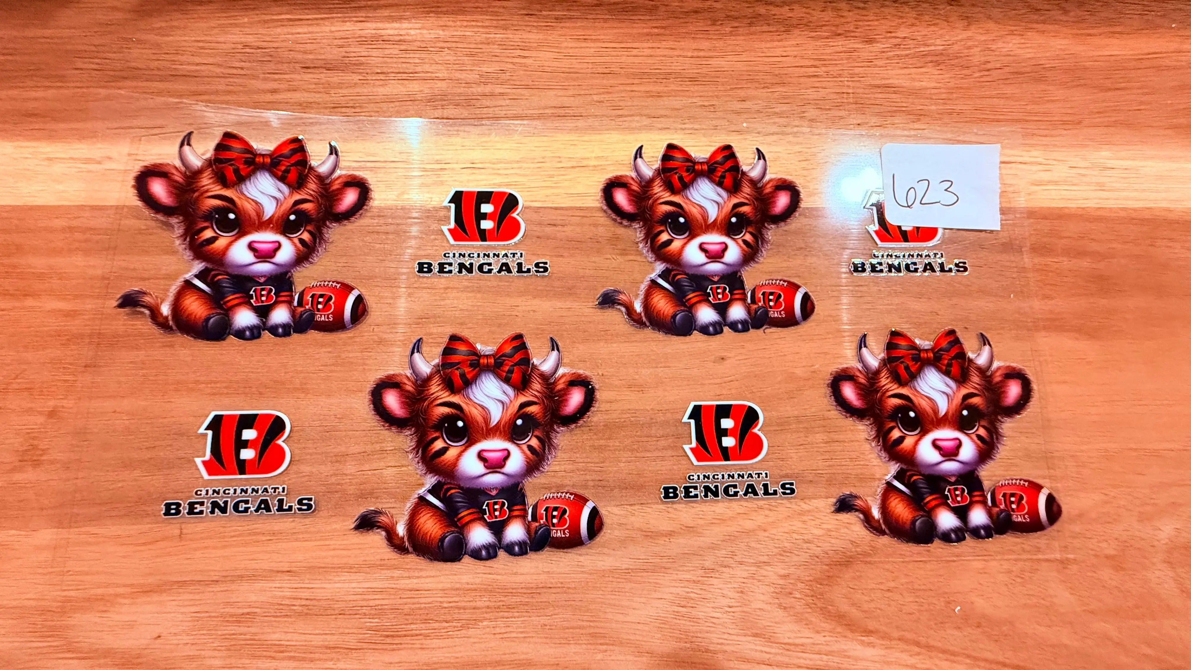 #623 4 Bengals Football K's Krafty Barn